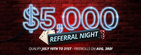 $5,000 Referral Night .